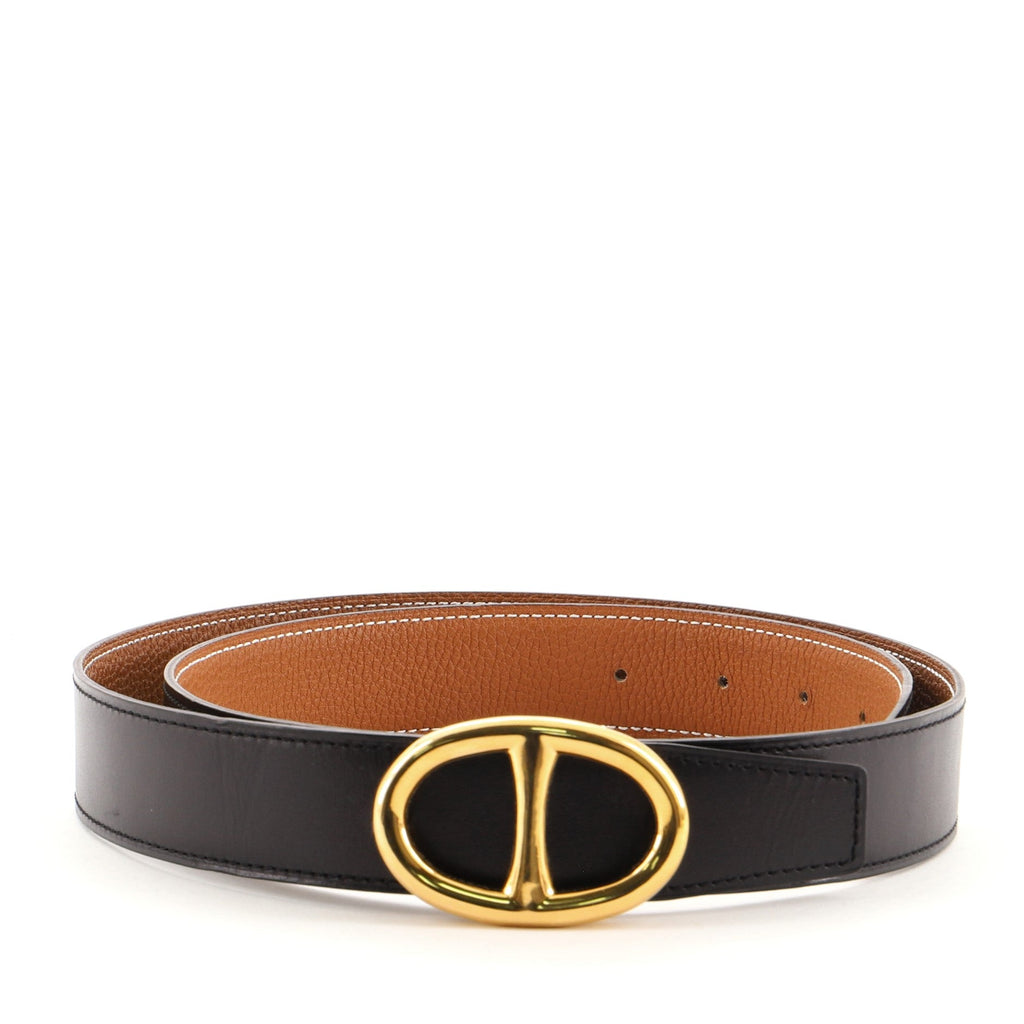 Chaine D'Ancre Reversible Belt Leather Medium 90