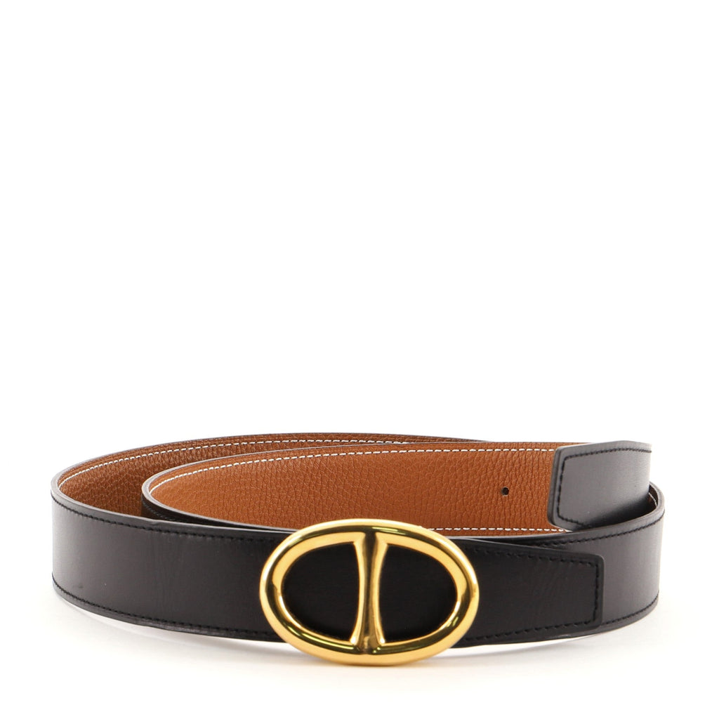 Chaine D'Ancre Reversible Belt Leather Medium 90
