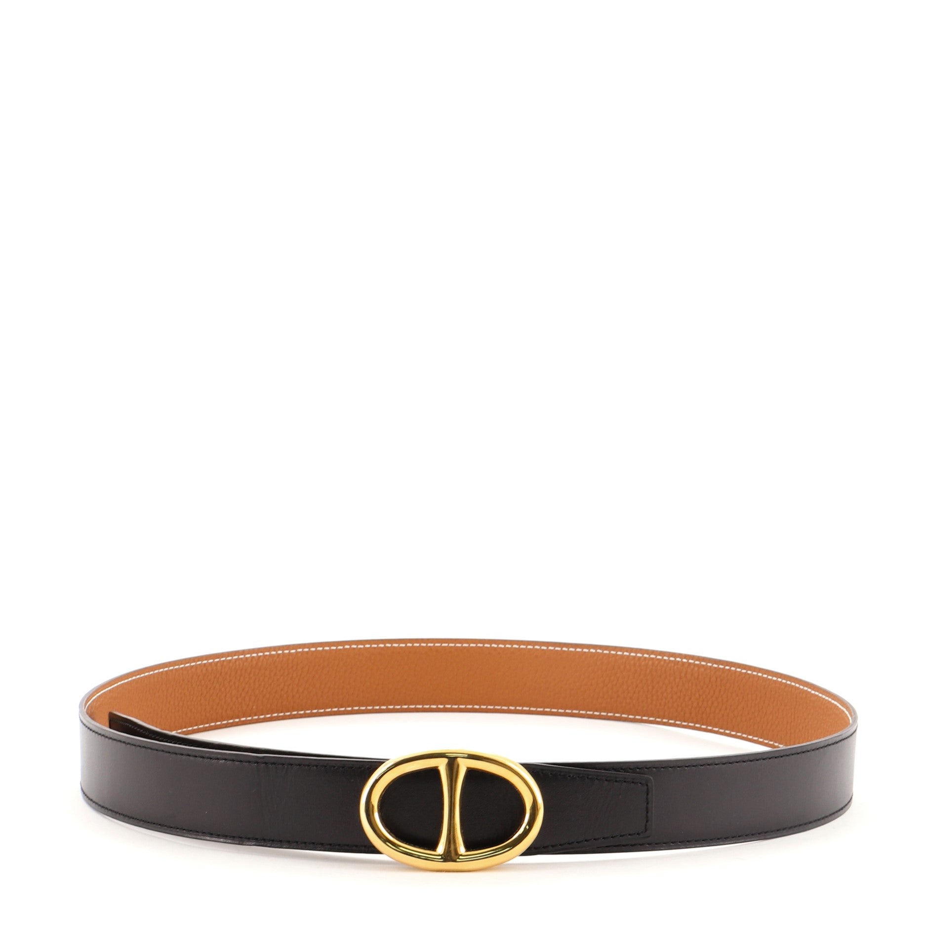 Chaine D'Ancre Reversible Belt Leather Medium 90