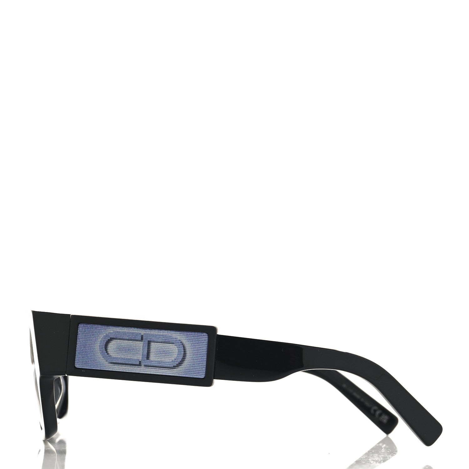 Acetate CD SU Holographic Sunglasses Black