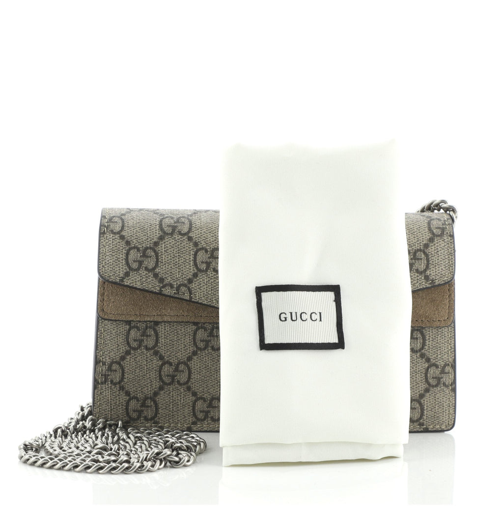 Dionysus Bag GG Coated Canvas Super Mini