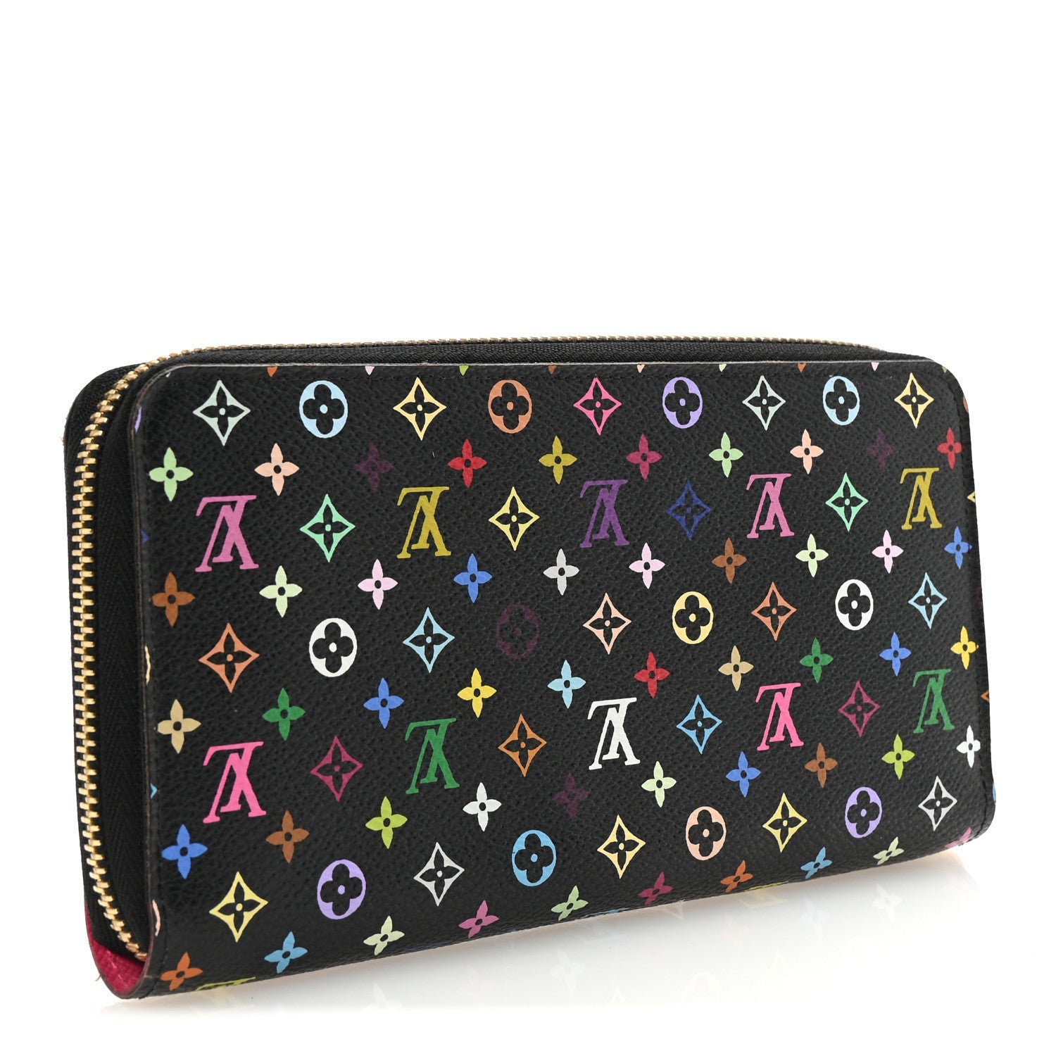 Monogram Multicolor Zippy Wallet Black Grenade