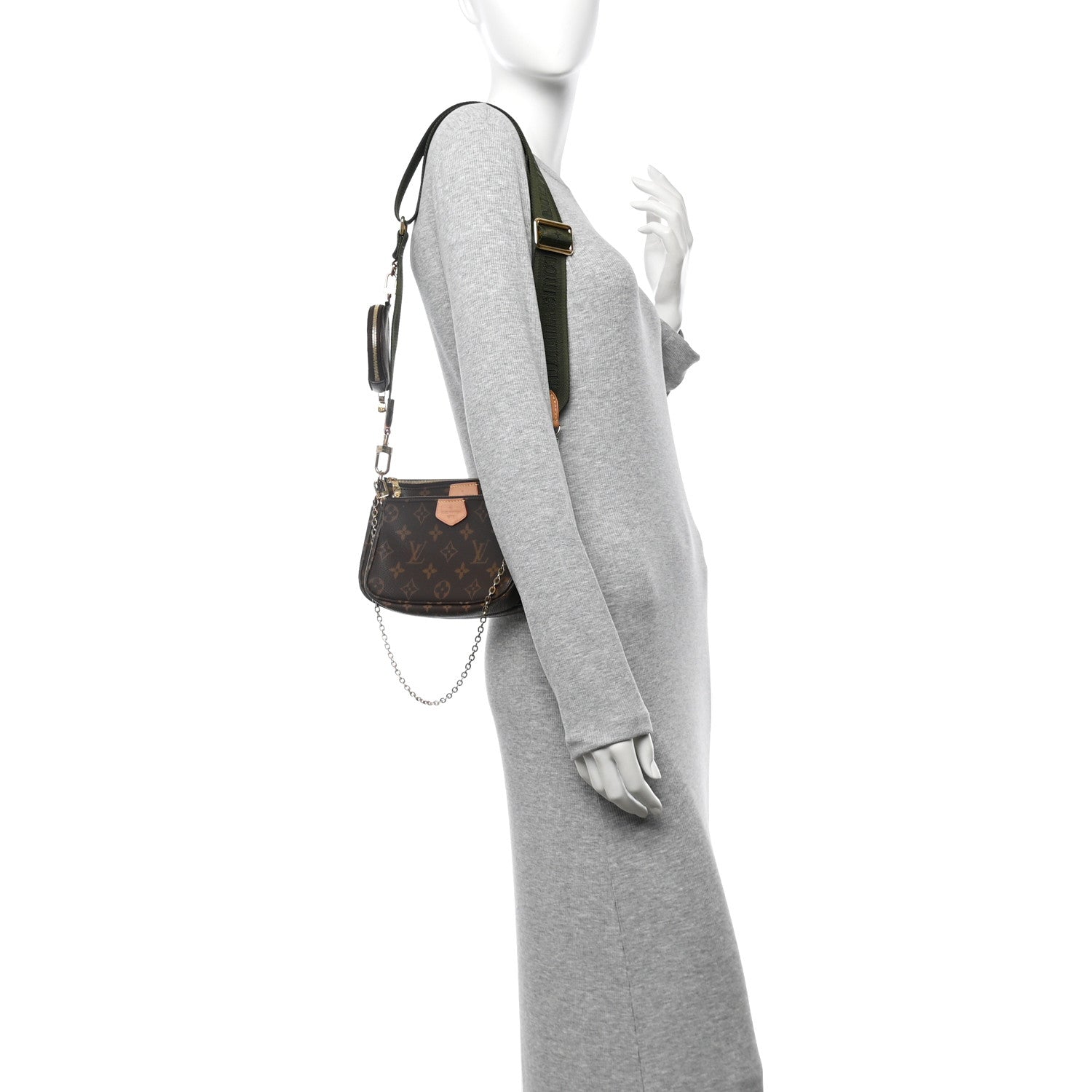 Monogram Multi Pochette Accessories Kaki