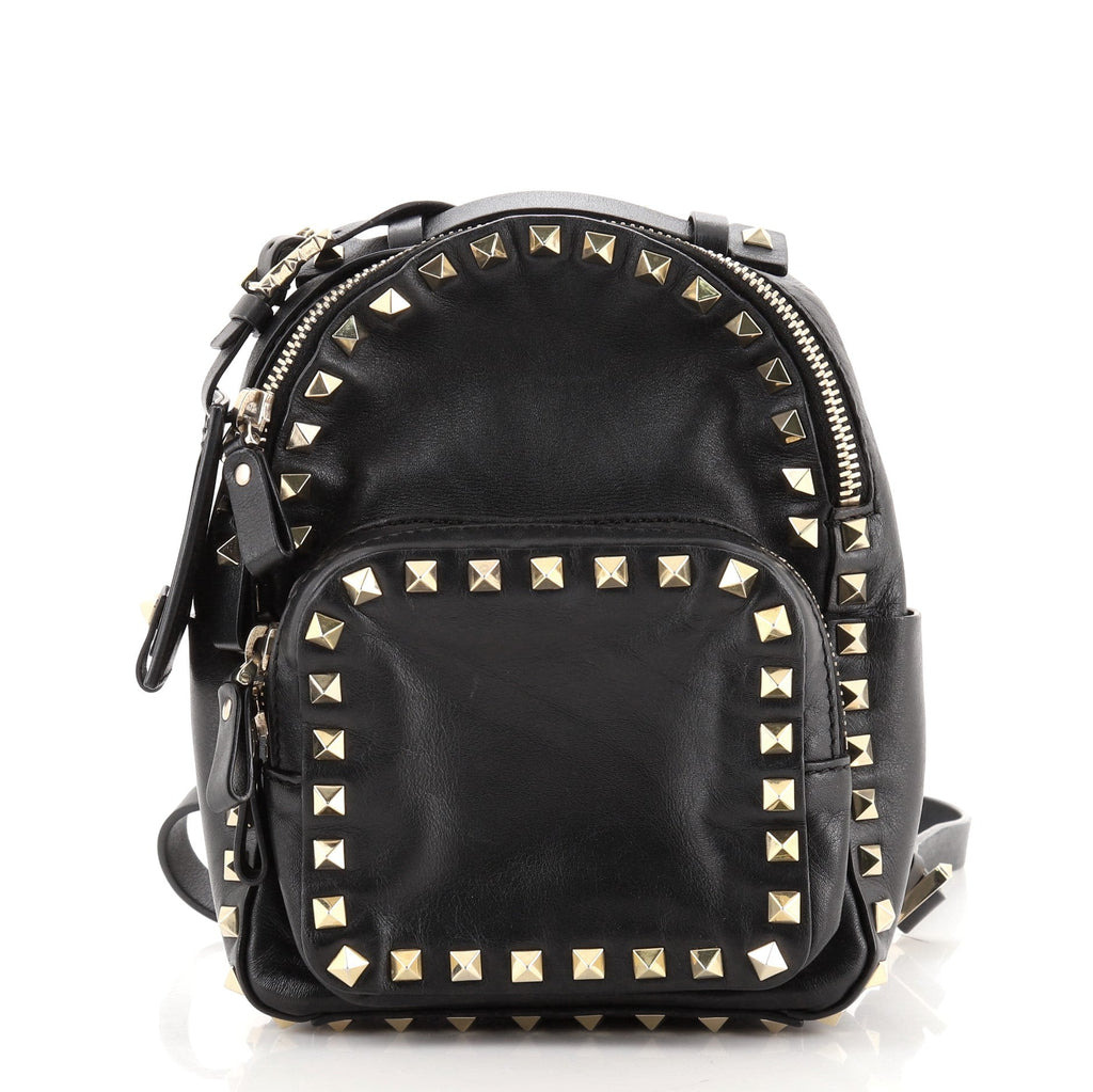 Rockstud Backpack Leather Mini