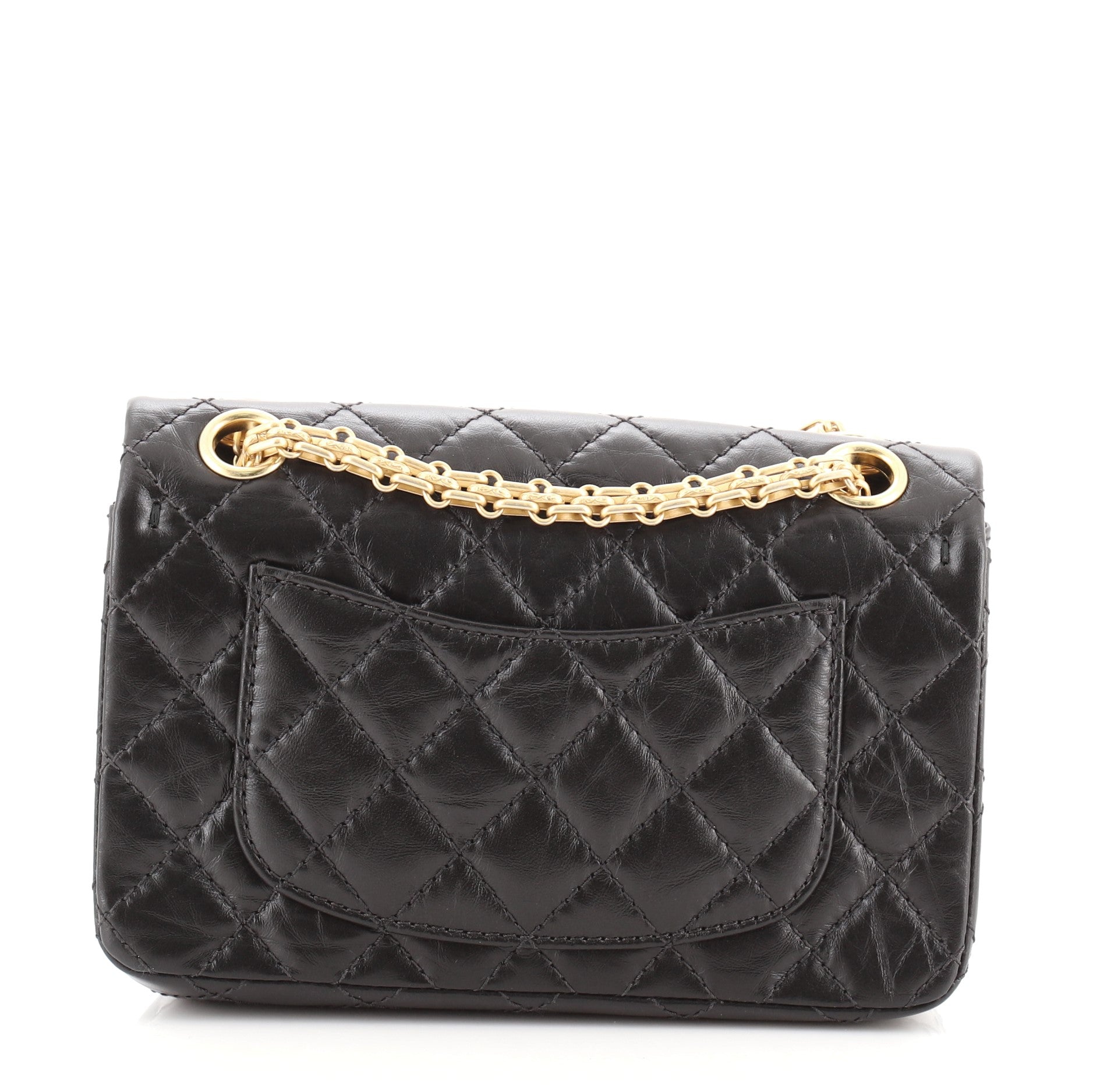 Reissue 2.55 Flap Bag Quilted Aged Calfskin Mini