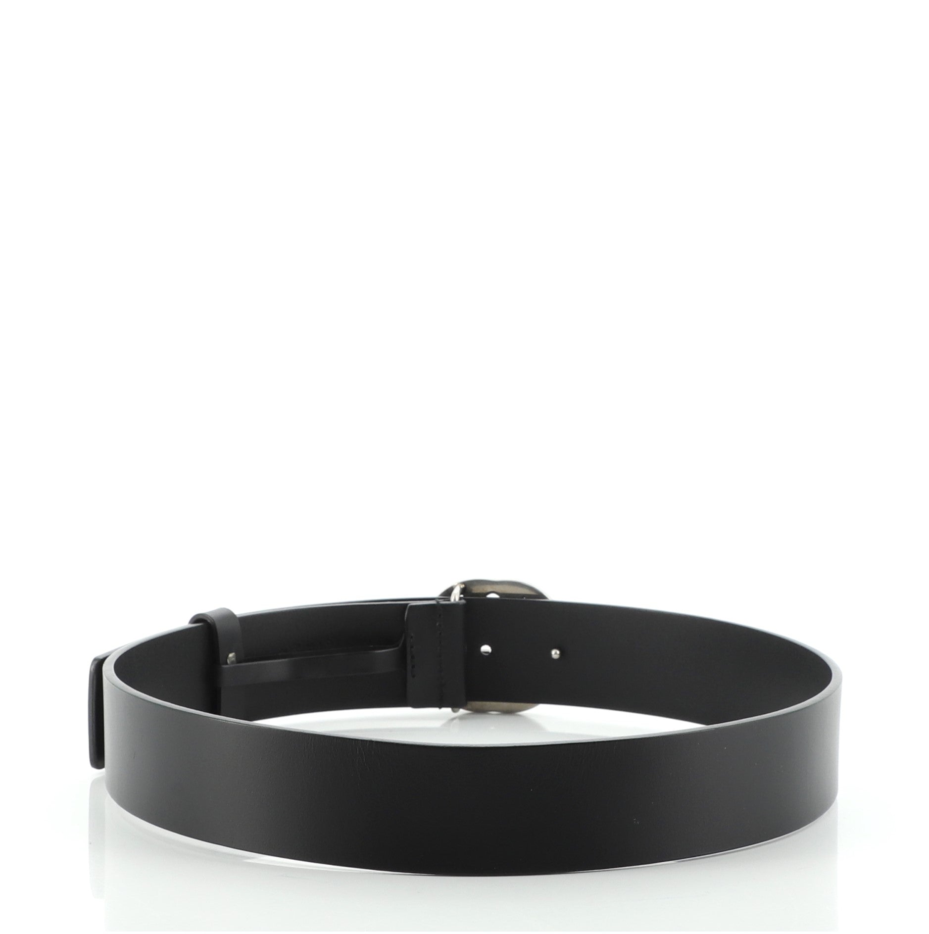 Interlocking G Belt Leather Wide 75