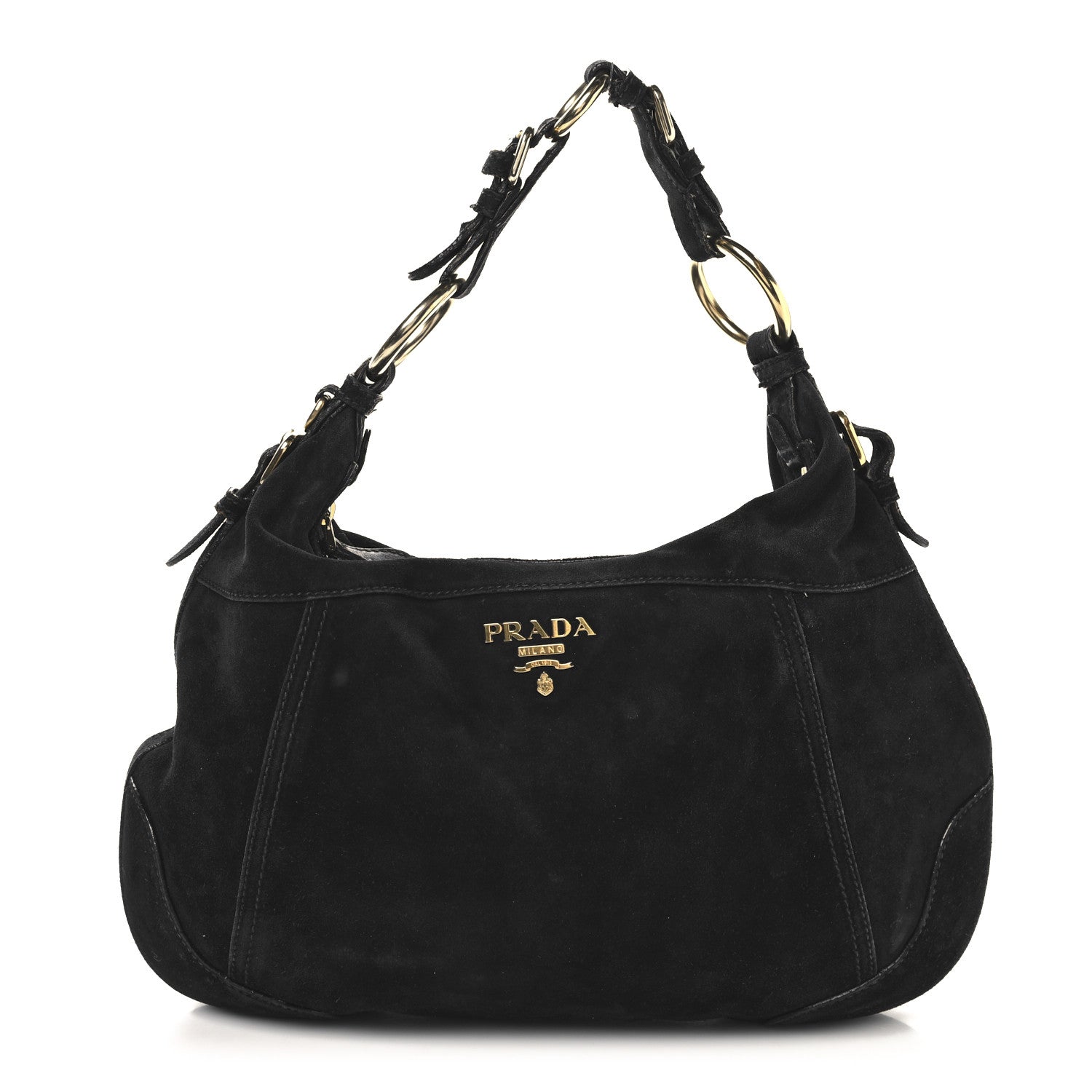 Scamosciato Suede Hobo Black