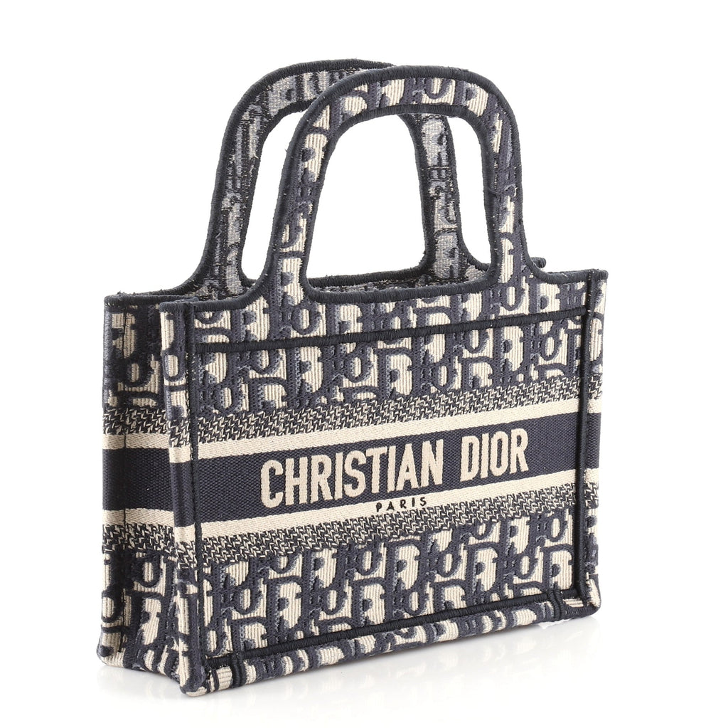 Book Tote Oblique Canvas Mini
