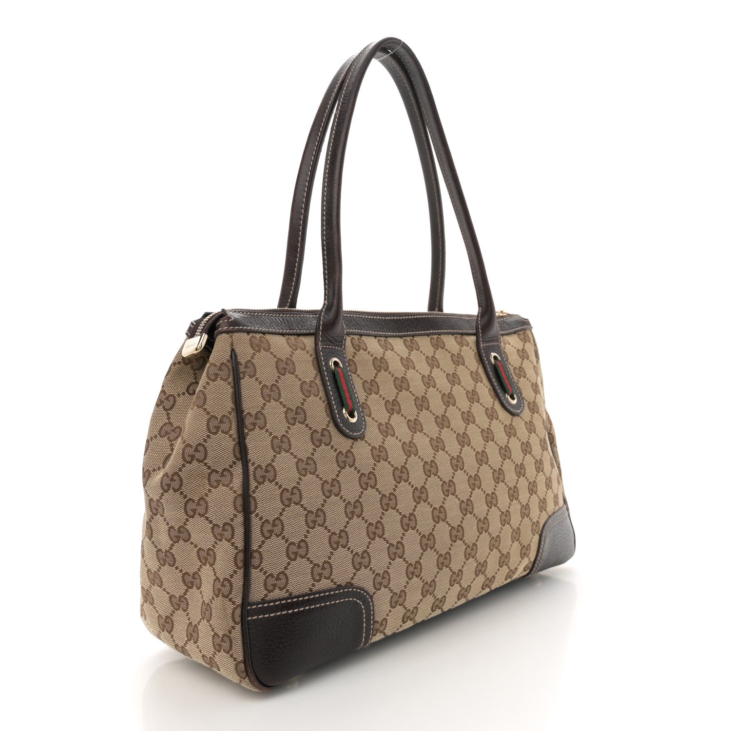 Monogram Medium Princy Tote Dark Brown