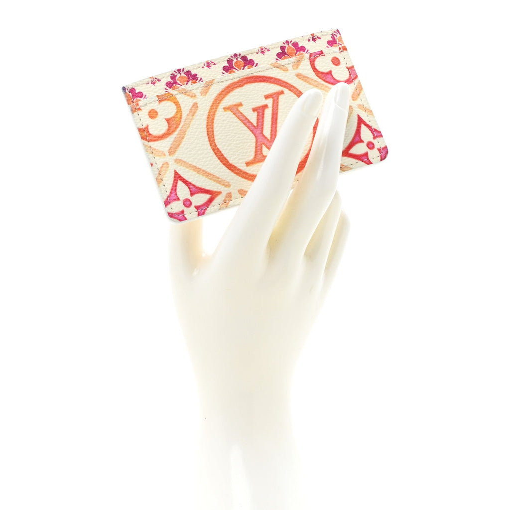 Monogram Tiles By The Pool  Holder Coral