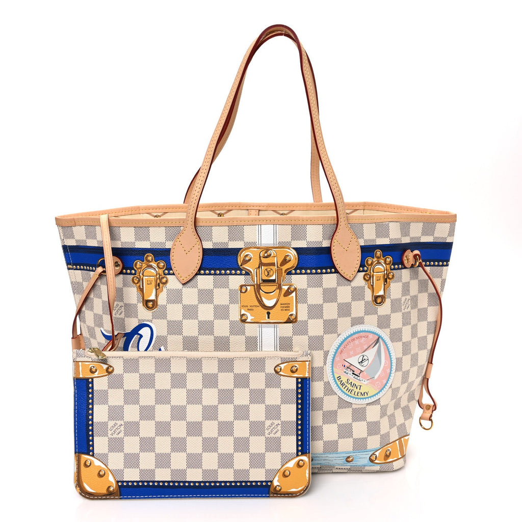 Damier Azur Summer Trunks Saint Barth Neverfull MM