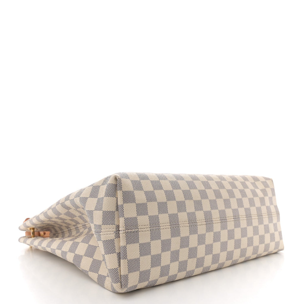 Damier Azur Graceful MM Rose Ballerine