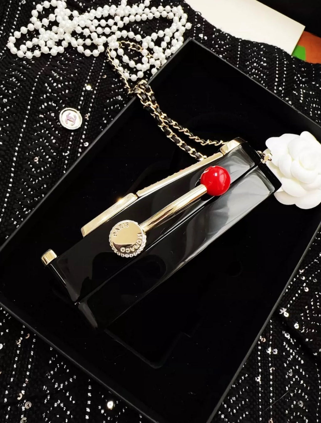 Chanel 23C Monaco Slot Machine Casino Minaudière Evening Clutch Bag