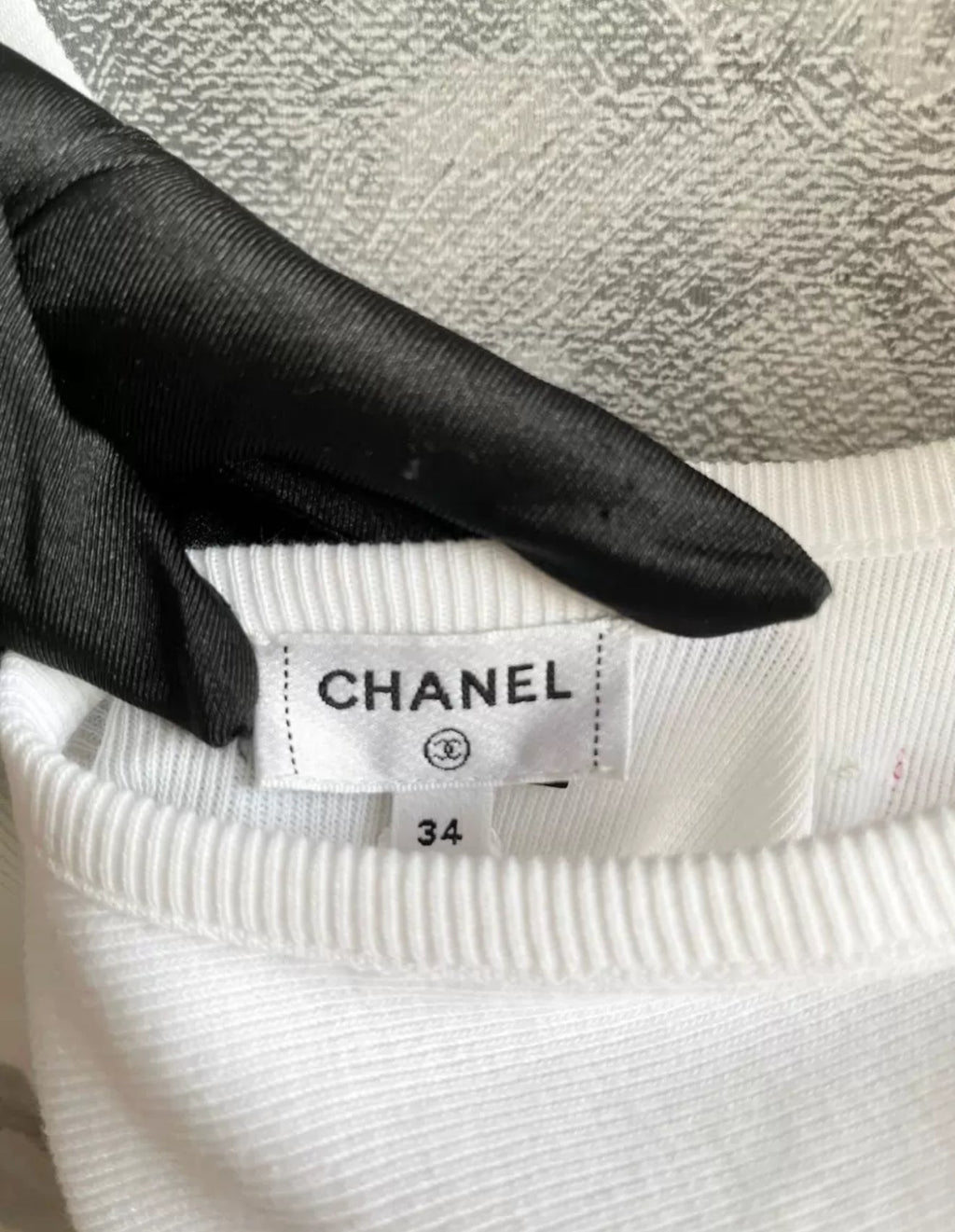 Chanel 23C F1 white dress