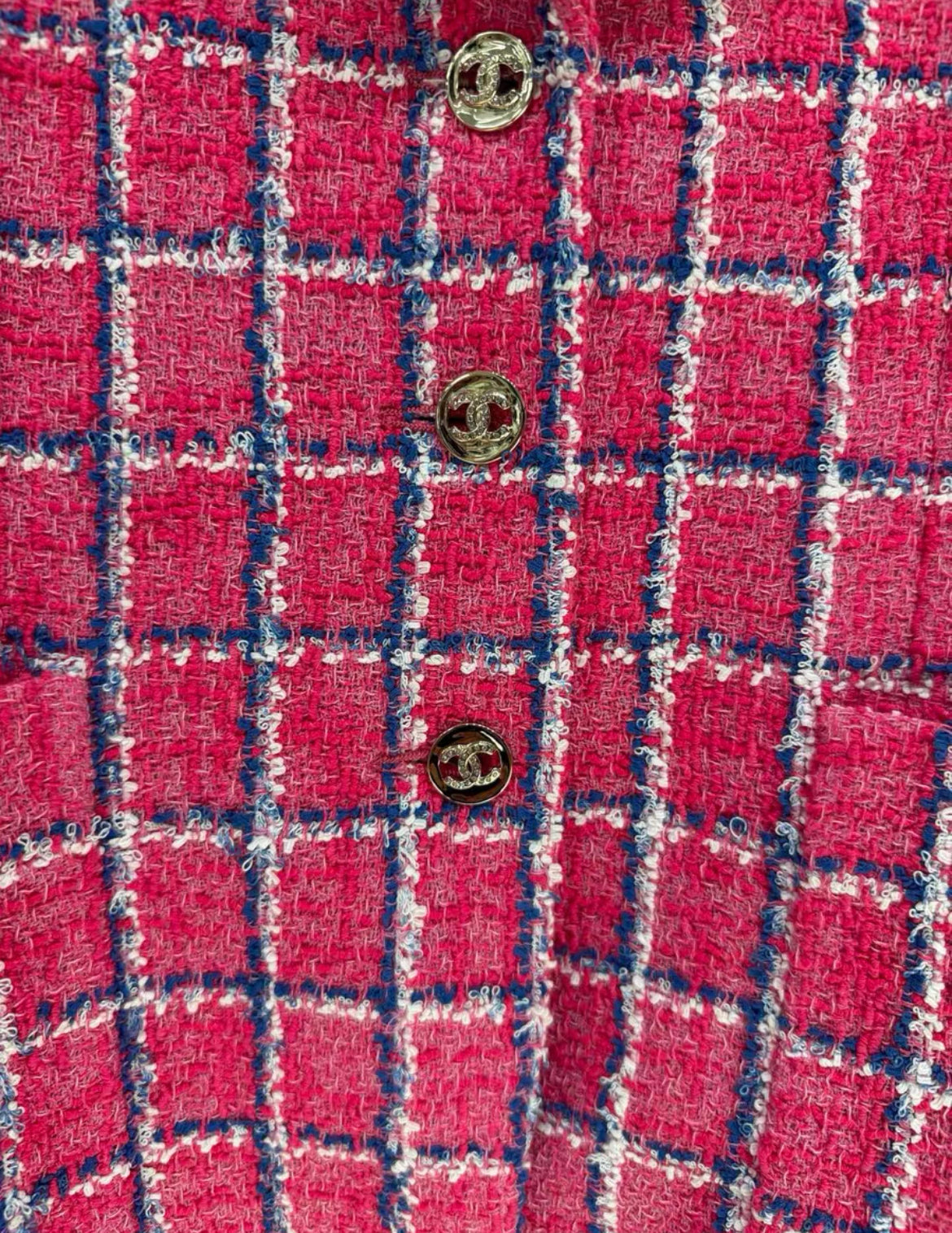 Chanel 24P pink tweed jacket size 36