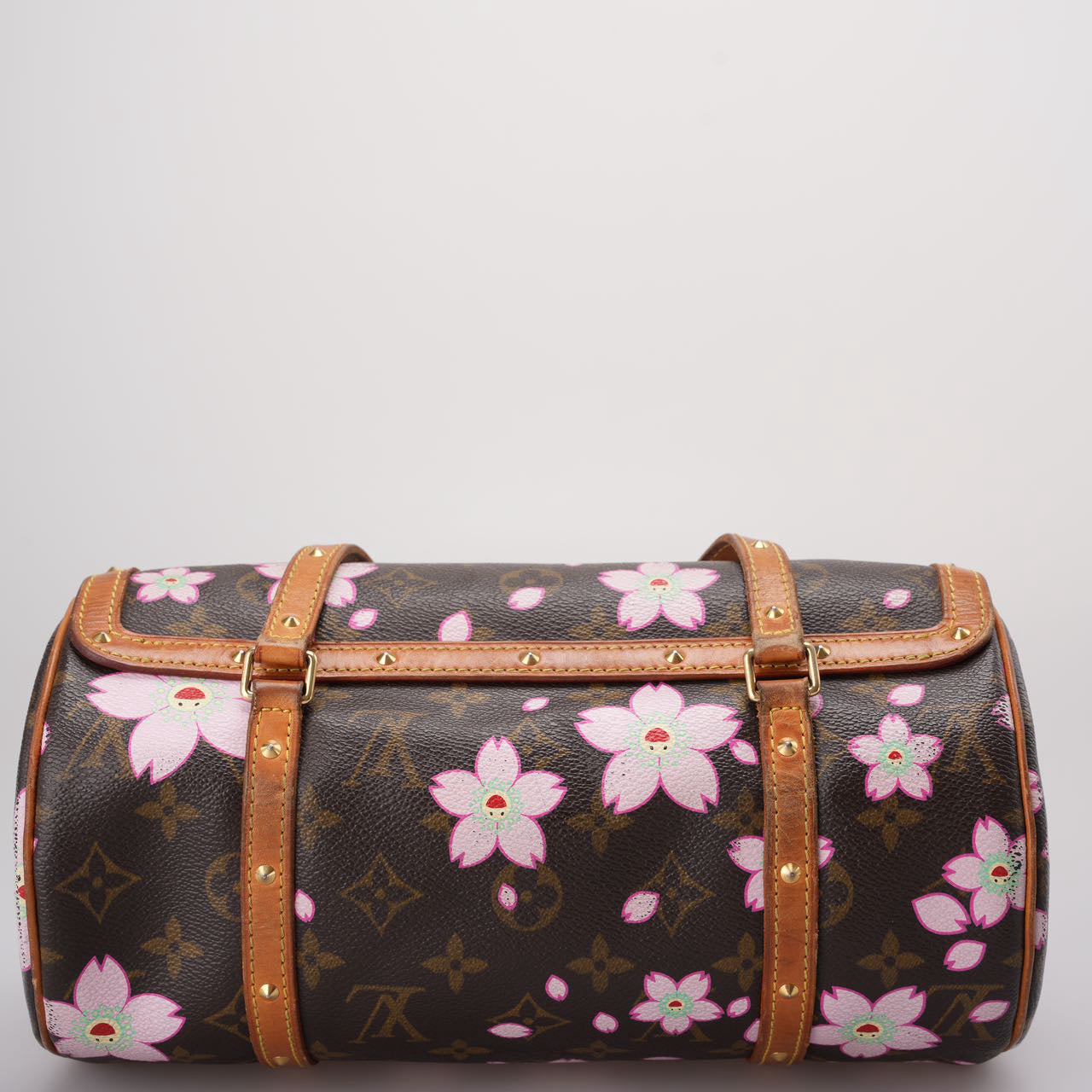 Louis Vuitton Vintage Papillon Handbag Limited Edition Cherry Blossom Monogram