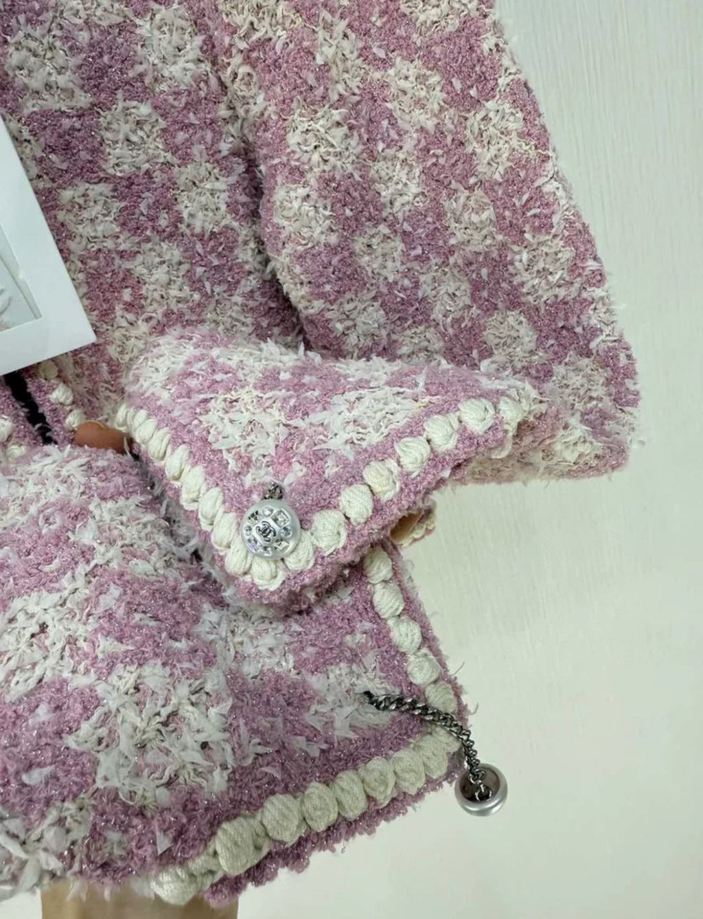 Chanel 23s pink and purple jacket