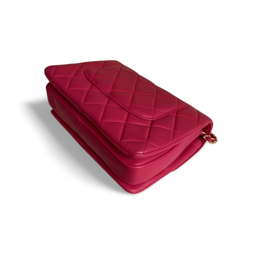 Chanel Small Trendy CC Bag in Hot Pink with Gold Hardware