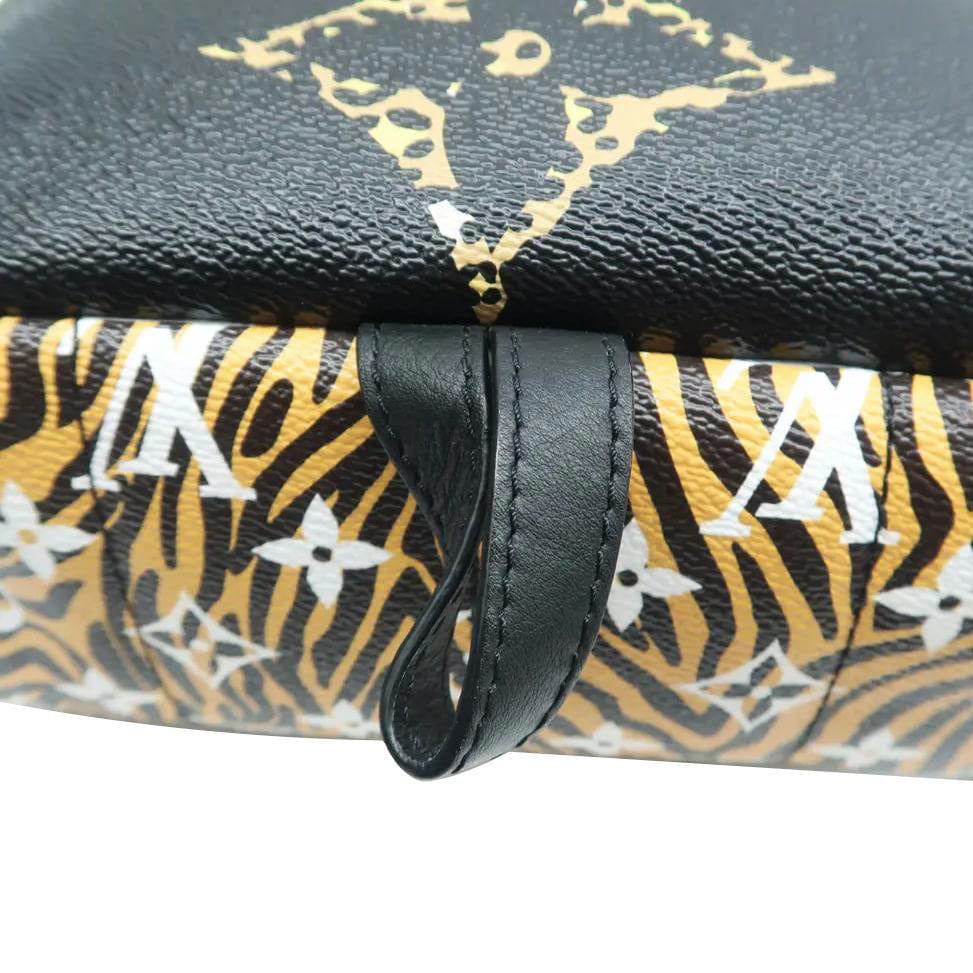 LOUIS VUITTON Palm Springs Jungle PM Monogram Giant Backpack Black