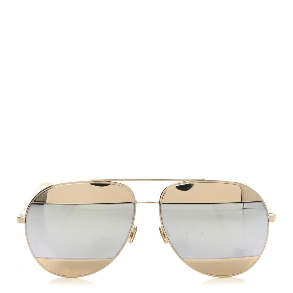 Split 1 Aviator Sunglasses Gold