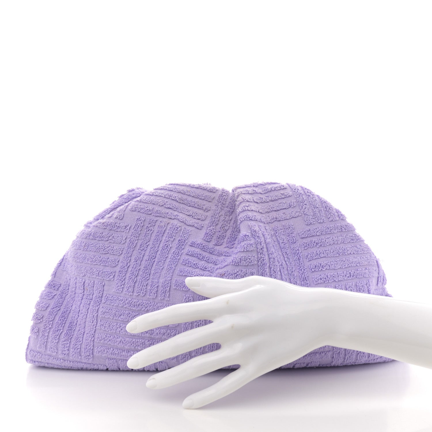 Sponge Fabric The Pouch Clutch Wisteria