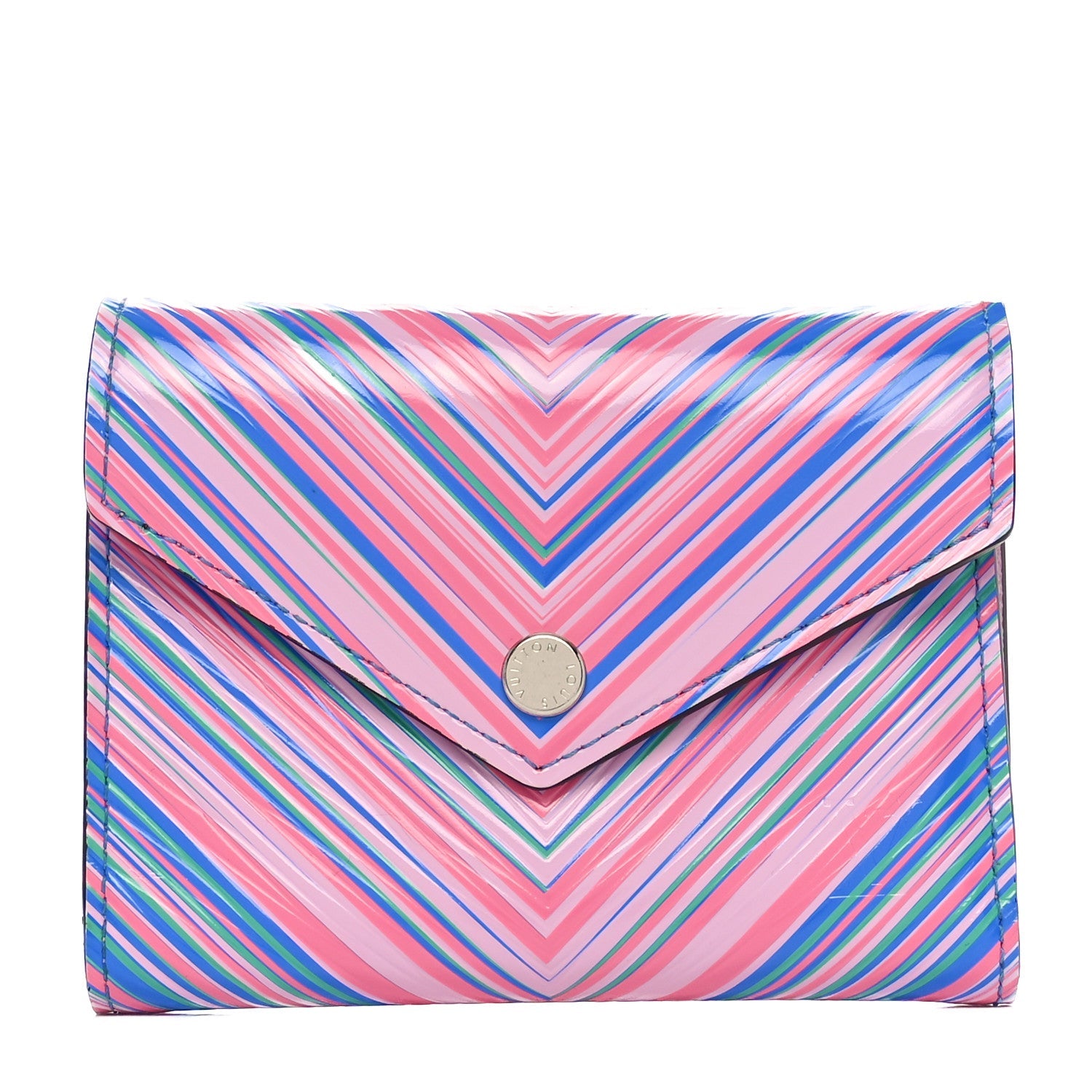 Epi Tropical Victorine Wallet Blue Rose