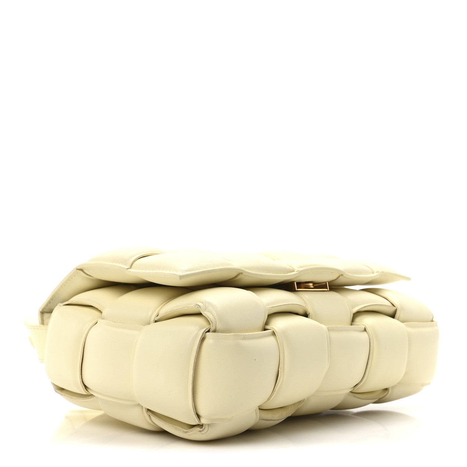Nappa Maxi Intreccio Padded Cassette Crossbody Bag Zest