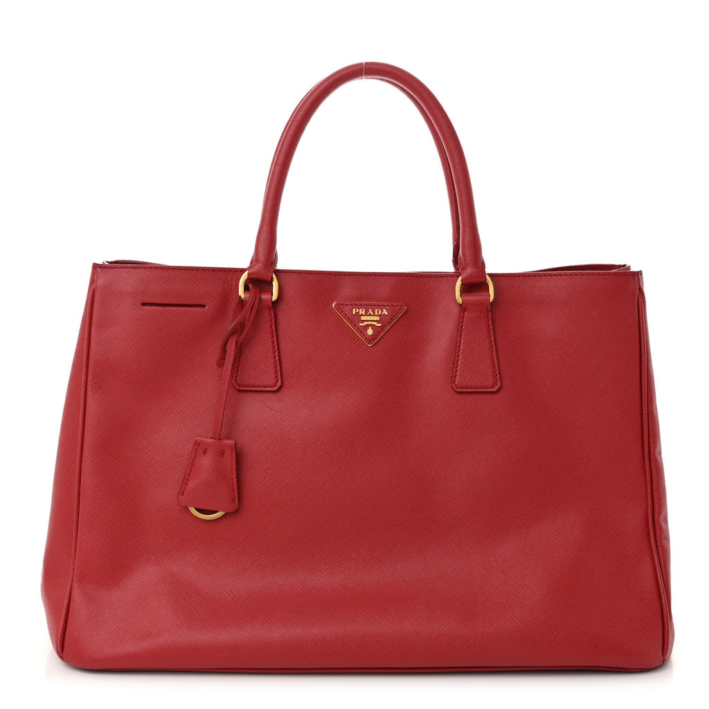Saffiano Lux Large Tote Fuoco
