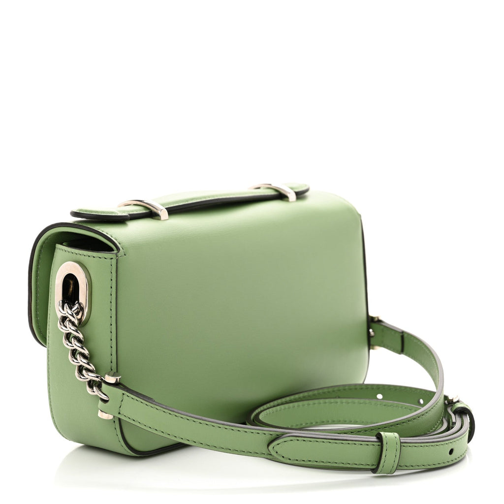 Calfskin Petite GG Mini Shoulder Bag Light Green