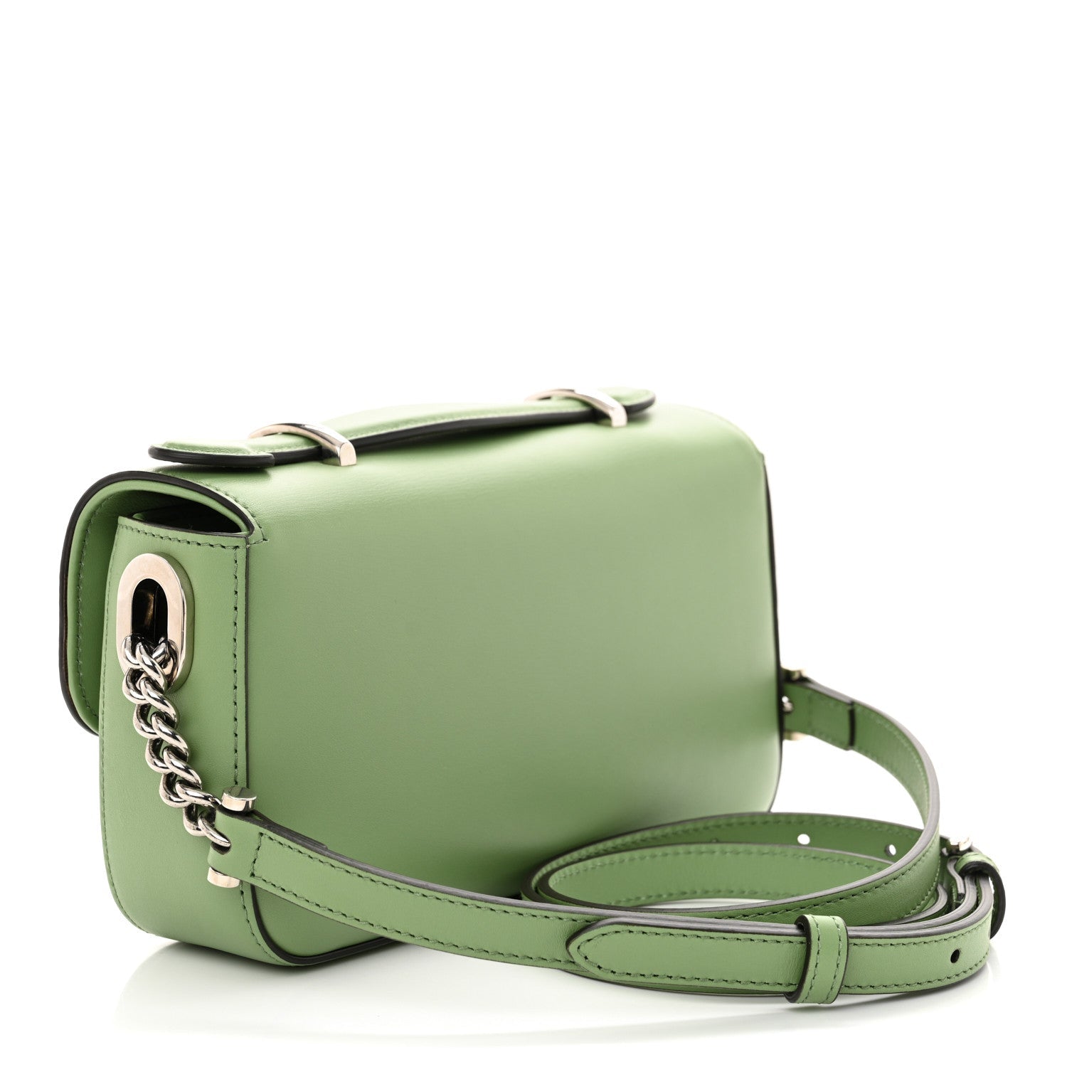 Calfskin Petite GG Mini Shoulder Bag Light Green