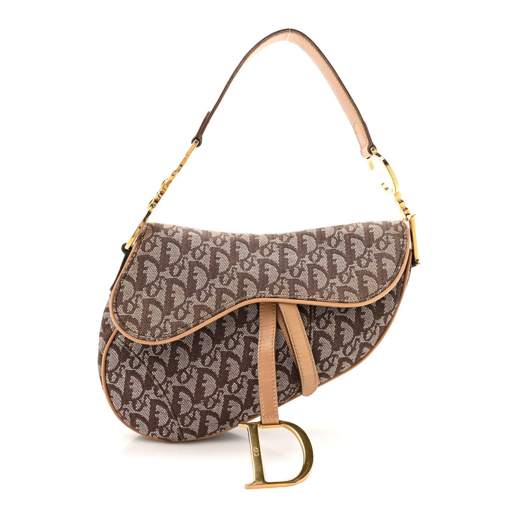 Monogram Saddle Bag Brown