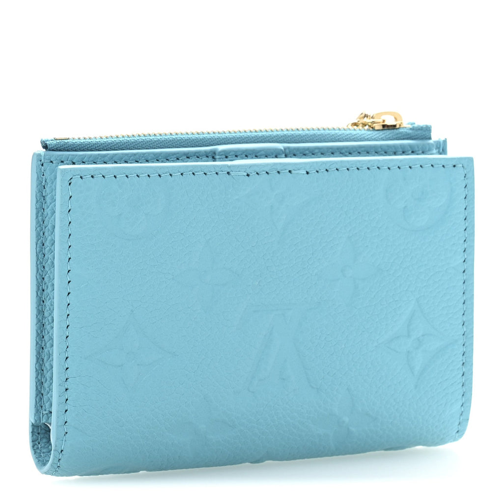 X TM Empreinte Monogram Lisa Wallet Kabira Blue