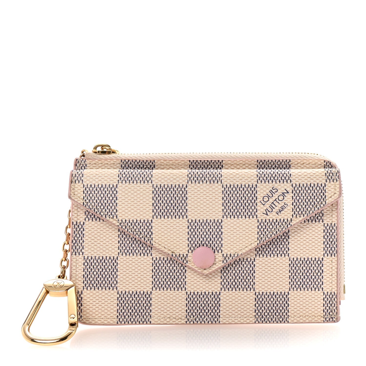 Damier Azur Recto Verso  Holder Rose Ballerine