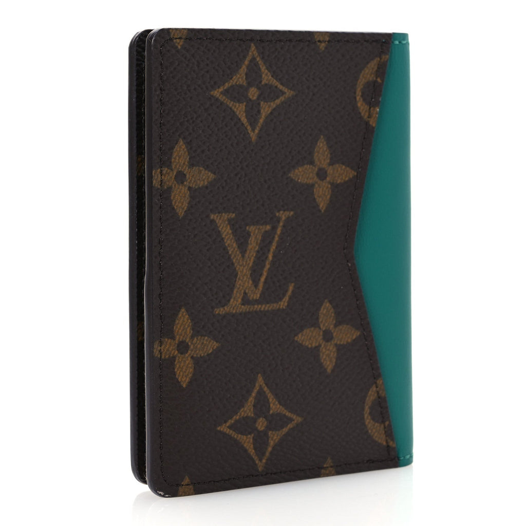 Monogram Macassar Pocket Organizer NM Borneo Green