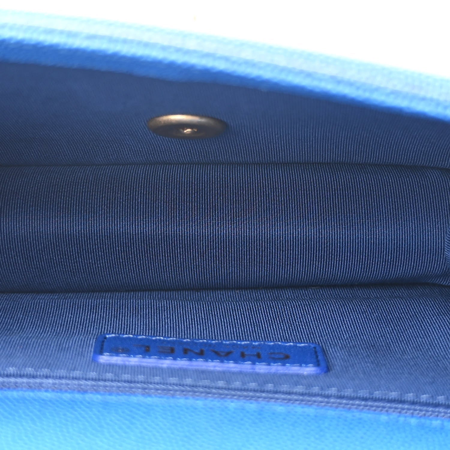 Caviar Quilted Sunset On The Sea Waist Bag Blue