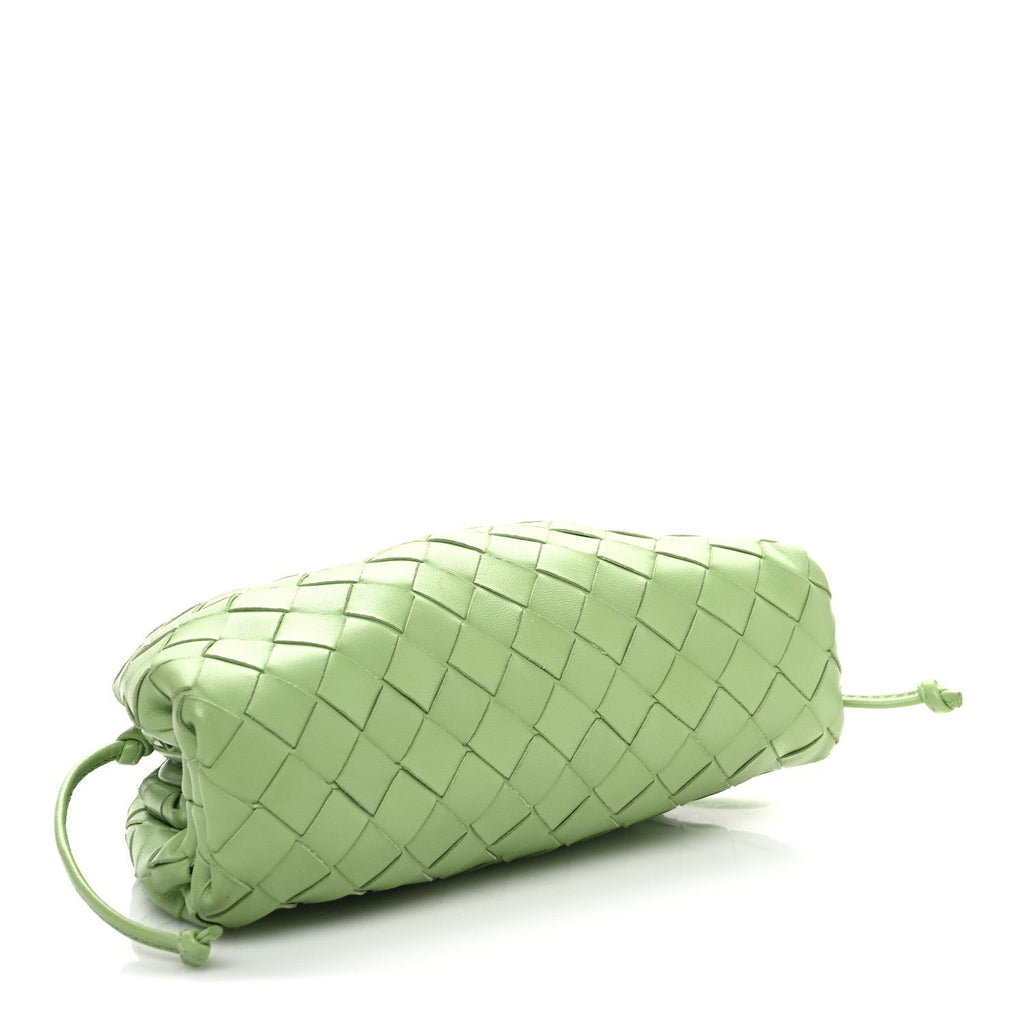 Nappa Intrecciato The Mini Pouch Pistachio