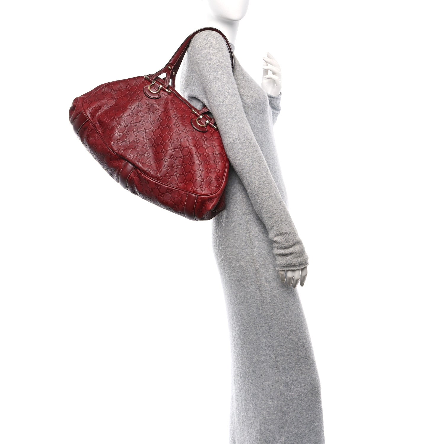 Guccissima Shoulder Bag Red