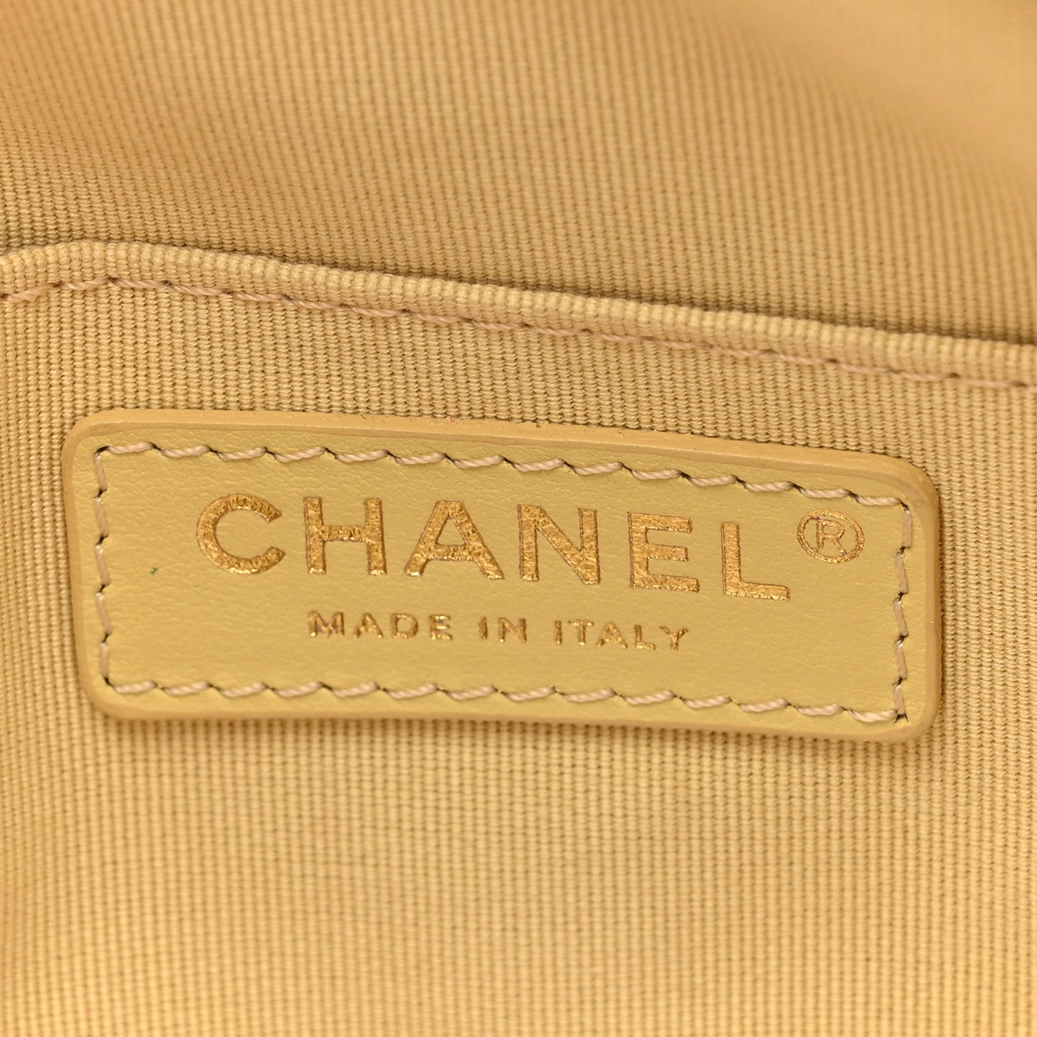 Shiny Caviar Quilted Chain Melody Camera Bag Yellow