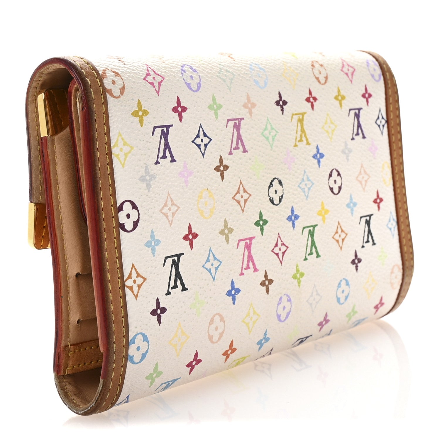 Monogram Multicolor Porte Tresor International Wallet White