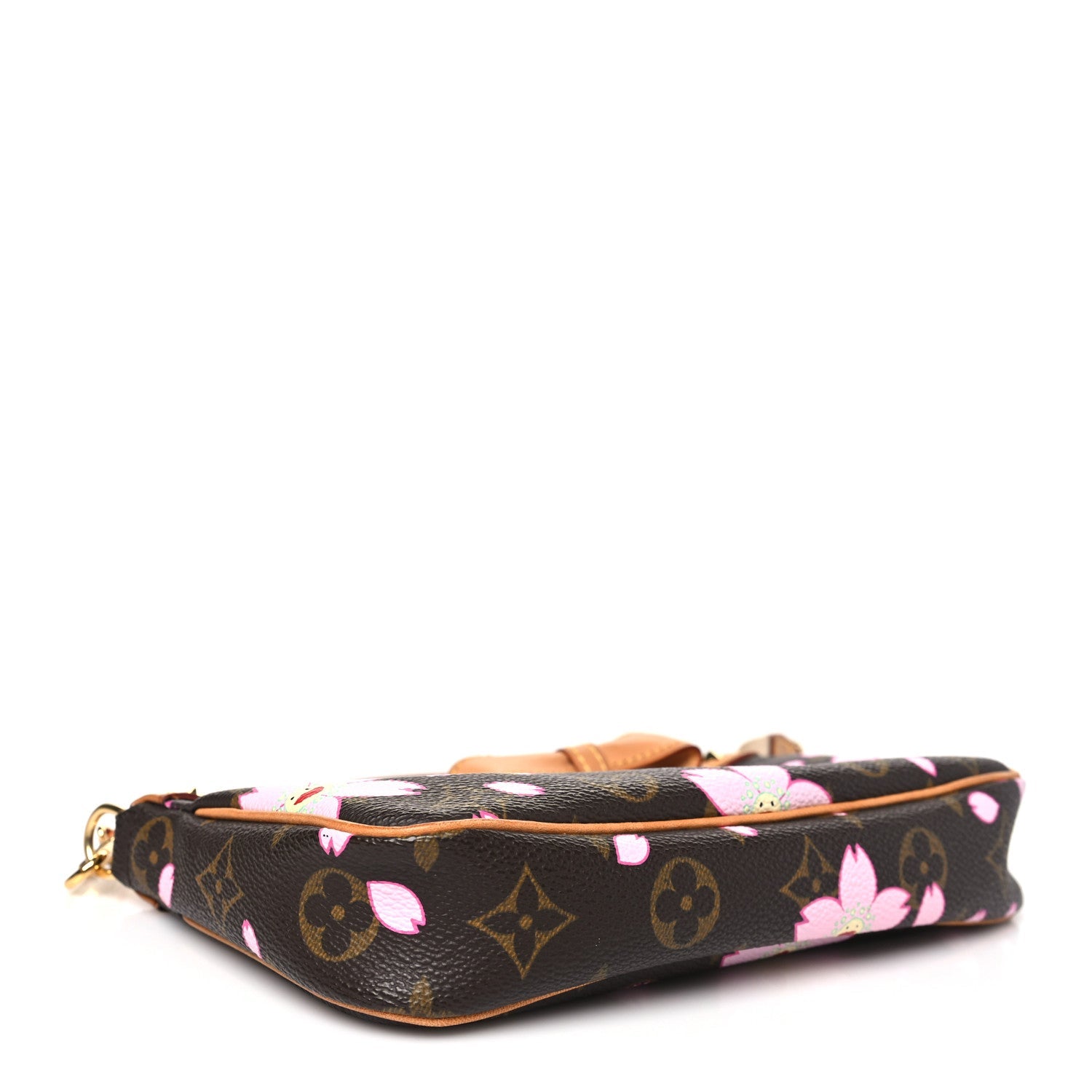 Monogram Cherry Blossom Pochette Accessories Brown