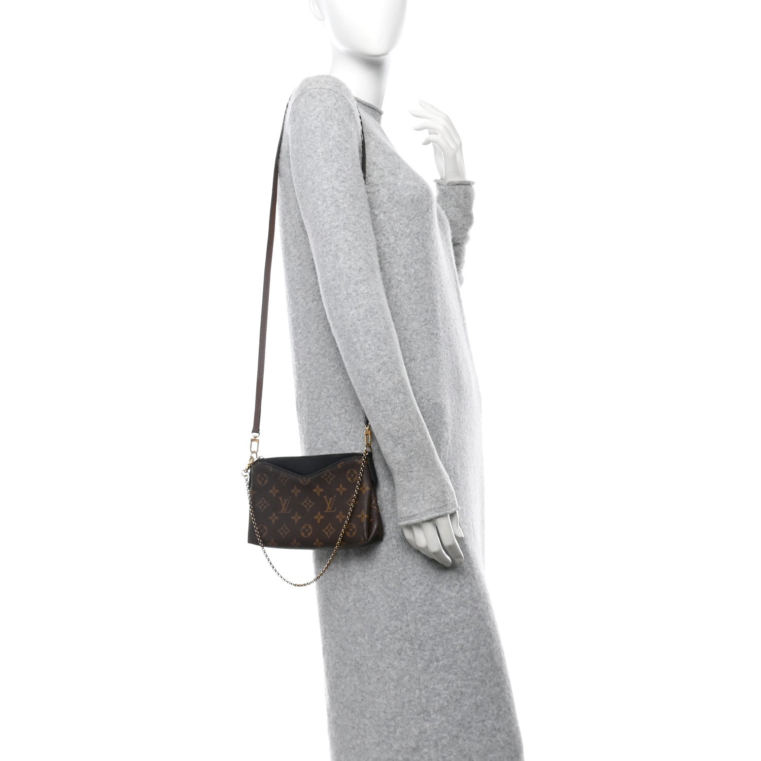 Monogram Pallas Clutch Black
