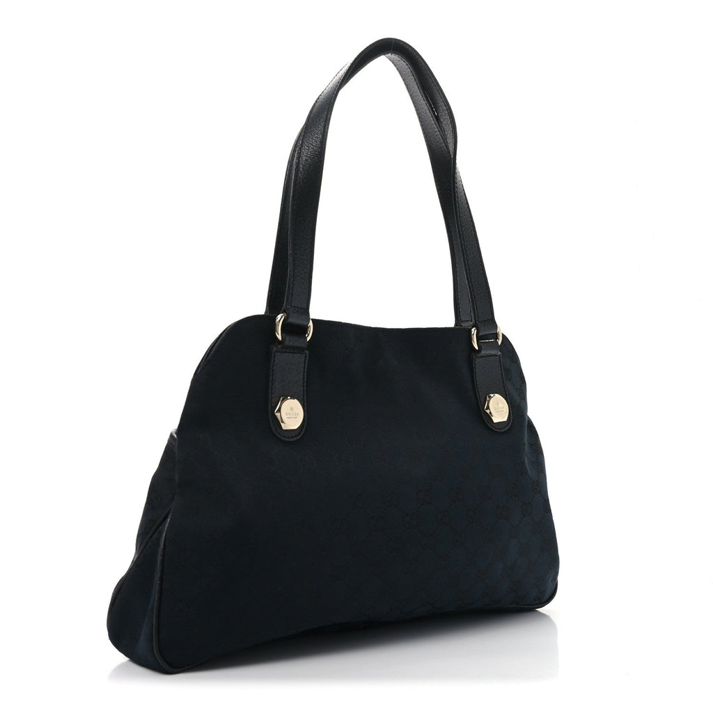 Monogram Medium Charmy Shoulder Bag Black