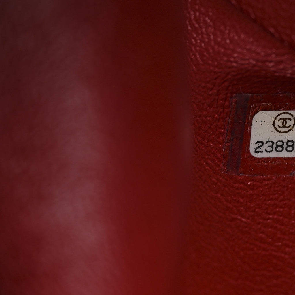 Caviar Quilted Business Affinity Backpack Red
