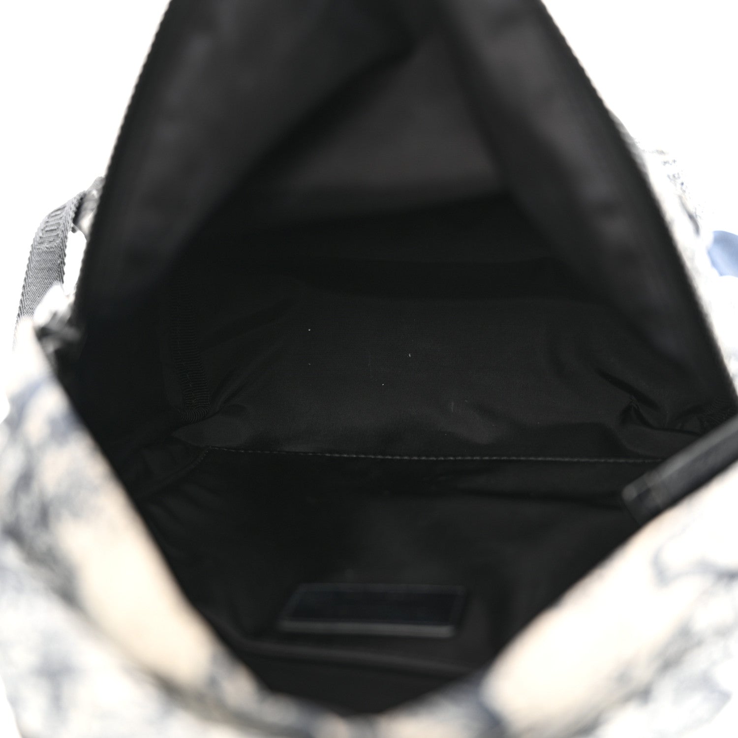 Nylon Technical Fabric Toile De Jouy Small Diortravel Backpack Blue