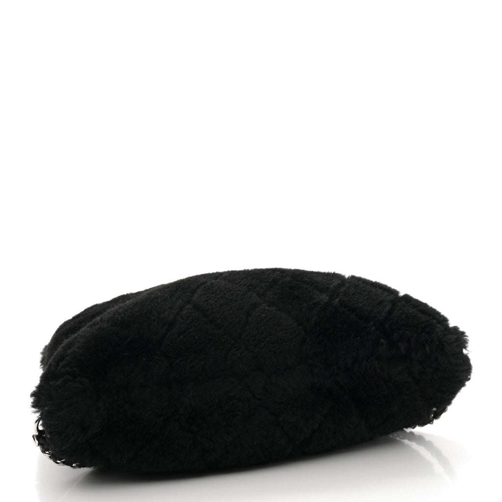 Shearling Lambskin CC Backpack Black