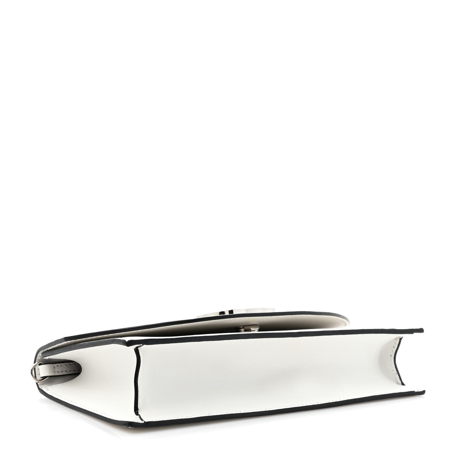 Calfskin Loubi54 Crossbody Clutch White