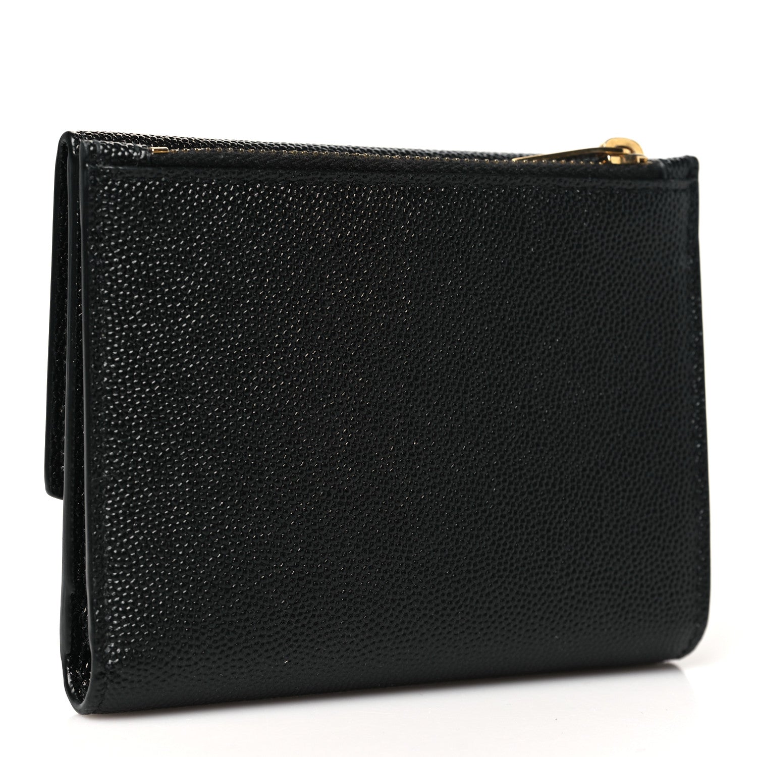 Grain De Poudre Monogram Bi-Fold Wallet Black