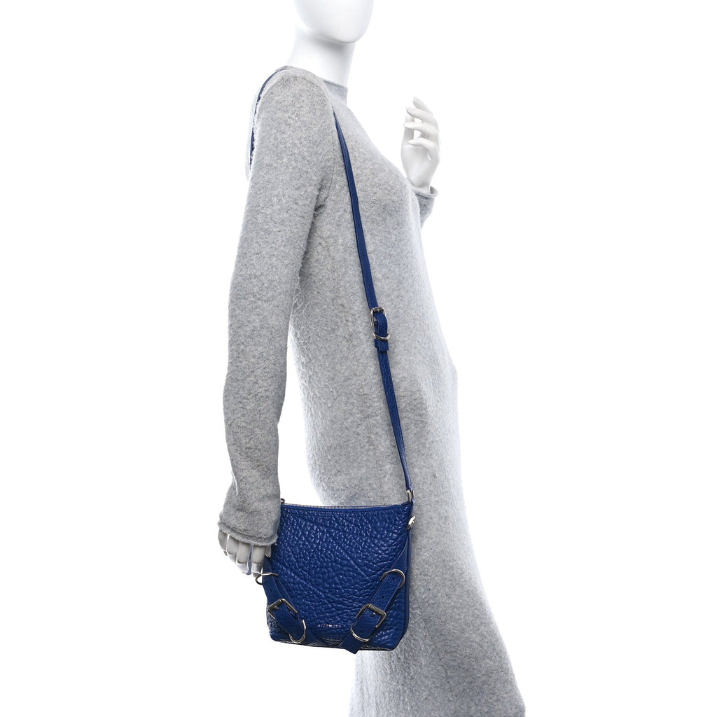 Calfskin Small Voyou Bag Saphir Blue