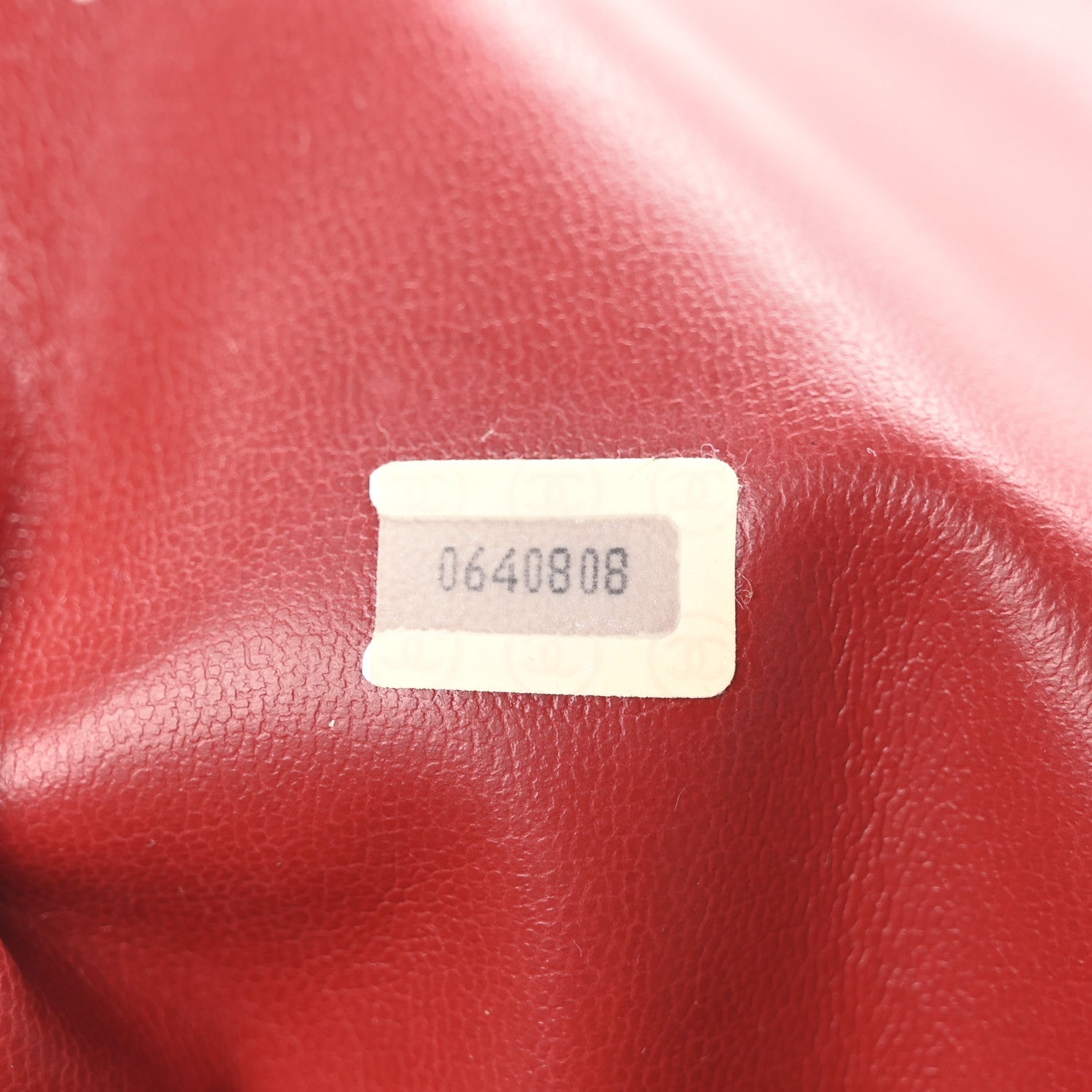 Lambskin Quilted Shoulder Bag Red