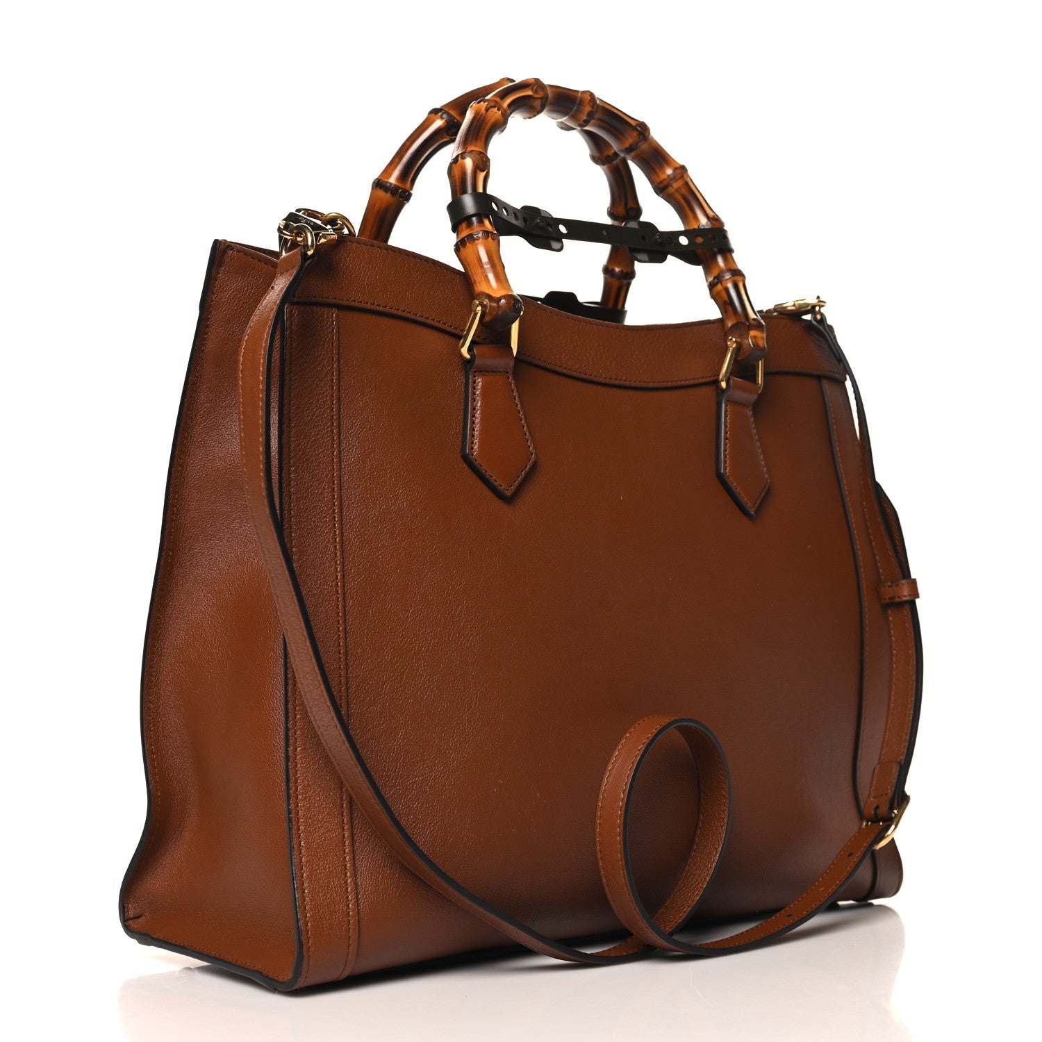 Wonka Grain Calfskin Medium Diana Tote Bag Cuir Yellow Fluo